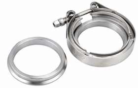 GRANATELLI 2.25 (57MM) V-BAND. MATING MALE TO FEMALE (INTERLOCKING) FLANGES WIT"