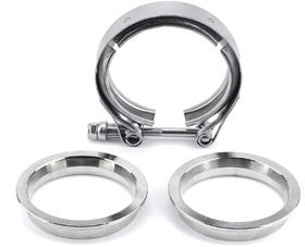 GRANATELLI 2.0 (51MM) V-BAND. MATING MALE TO FEMALE (INTERLOCKING) FLANGES WITH"