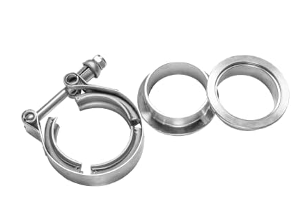 GRANATELLI 2.0 (51MM) V-BAND. FLAT FLANGES WITH CLAMP INCLUDED"