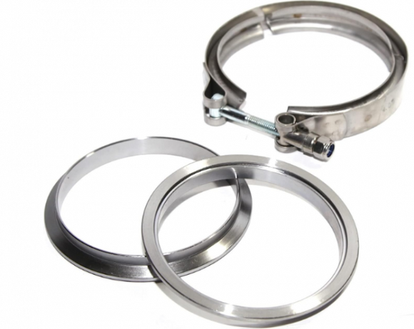 GRANATELLI 2.25 (57MM) V-BAND. MATING MALE TO FEMALE (INTERLOCKING) FLANGES WIT"