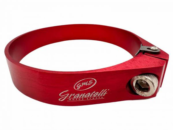 GRANATELLI 3.75 HOSE O.D. CLAMP. I.D. ADJUSTMENT RANGE 103.6 - 105.6MM - RED"