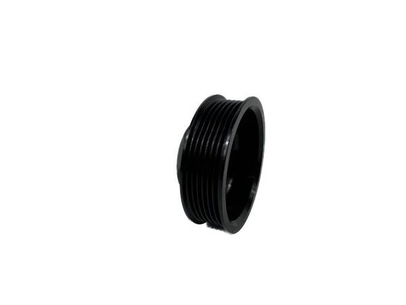 Whipple 4.375" 6-Rib Pulley / Black