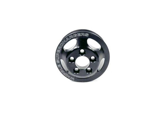 Whipple 4.375" 6-Rib Pulley / Black