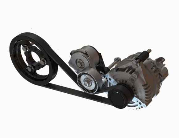 Whipple 2011-2026 MUSTANG ALTERNATOR RELOCATION KIT