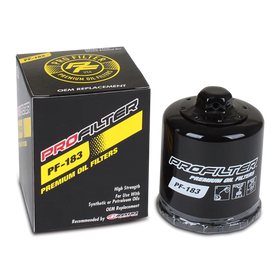 ProFilter Italjet/Malaguti/Peugeot/Piaggio Spin-On Black Various Performance Oil Filter