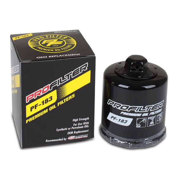 ProFilter Italjet/Malaguti/Peugeot/Piaggio Spin-On Black Various Performance Oil Filter