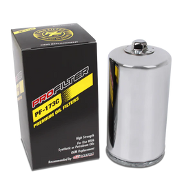 ProFilter Harley Spin-On Chrome Various Performance Oil Filter