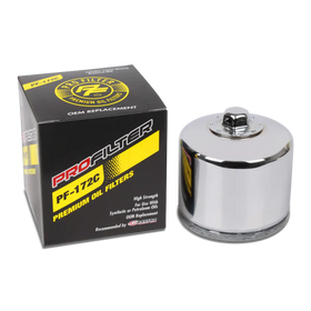 ProFilter Harley Spin-On Chrome Various Performance Oil Filter