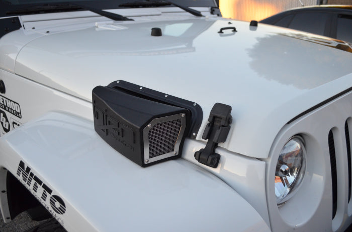 Injen EVOLUTION Ram Air Scoop For The Jeep JK 2007-2018 Jeep Wrangler JK*Requires Hood Modification* - 0