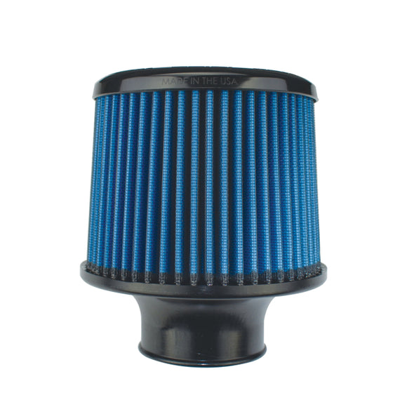 Injen Technology SuperNano-Web Air Filter
Part No. X-1012-BB
2.50in Flange ID, 6in Base / 5in Media Height / 5.30in Inertia Top