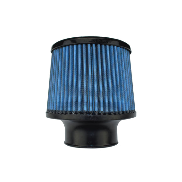 Injen Technology SuperNano-Web Air Filter
Part No. X-1014-BB
3.00in Flange ID, 6in Base / 5in Media Height / 5.30in Inertia Top