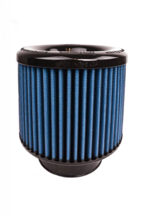 Injen Technology SuperNano-Web Air Filter
Part No. X-1015-BB
3.50in Flange ID, 6in Base / 5in Media Height / 5.30in Inertia Top