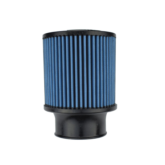 Injen Technology SuperNano-Web Air Filter
Part No. X-1049-BB
3.00in Flange ID, 5in Base / 4.8in Media Height / 5.30in Inertia Top
