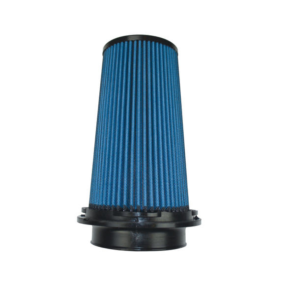Injen Technology SuperNano-Web Air Filter
Part No. X-1110-BB
4.00in Flange ID, 6.0in Twist Lock Base / 8.80in Media Height / 4in Top