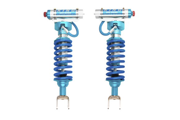 King Shocks 2019+ Ram 1500 4WD Front 2.5 Dia Remote Reservoir Ext Travel Coilover w/Adjuster (Pair)