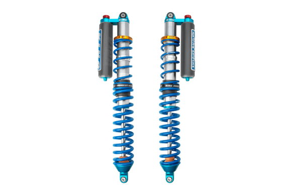 King 2024 Maverick R Front 2.5in Internal Bypass Piggyback Coilover w/Finned Res. w/Adj. Req Cutting