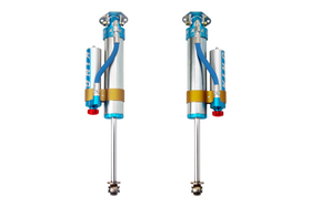 King Shocks 97-06 Jeep Wrangler TJ Rear 2.5 Dia Piggy Hose Res Shock 6in Lift w/Adjuster (Pair)