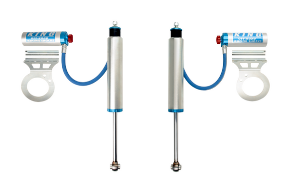 King Shocks 2014+ Ram 2500 4WD Front 2.5 Dia Piggy Hose Shock w/Adjuster (Pair)