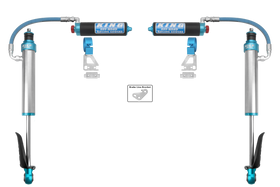 King Shocks 2024+ Toyota Tacoma 2.5 Dia Remote Reservoir Shock w/Adjuster (Pair) - Rear