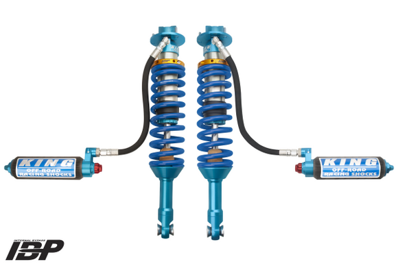 King Shocks 2017+ Ford Raptor 4WD Front 3.0 Dia Remote Perf Fin Res Coilover w/Adj/Int Bypass (Pair)