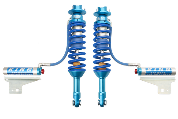 King Shocks 10-14 Ford F150 Raptor 4WD Front 3.0 Dia Remote Reservoir Coilover w/Adjuster (Pair)