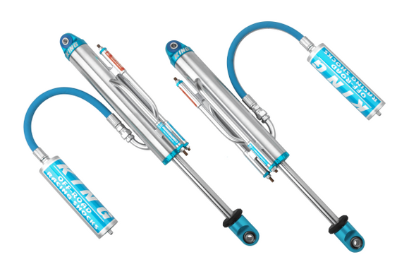 King Shocks 10in 2.0 PR Shock 2 Tube Bypass Hose Remote Reservoir 7/8 Shaft Style 4