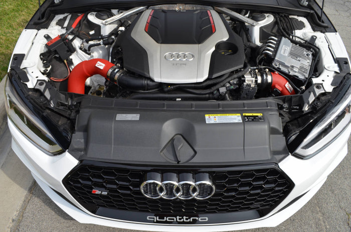 Injen SES Intercooler Pipes - Wrinkle Red- SES3082ICPWR - 0