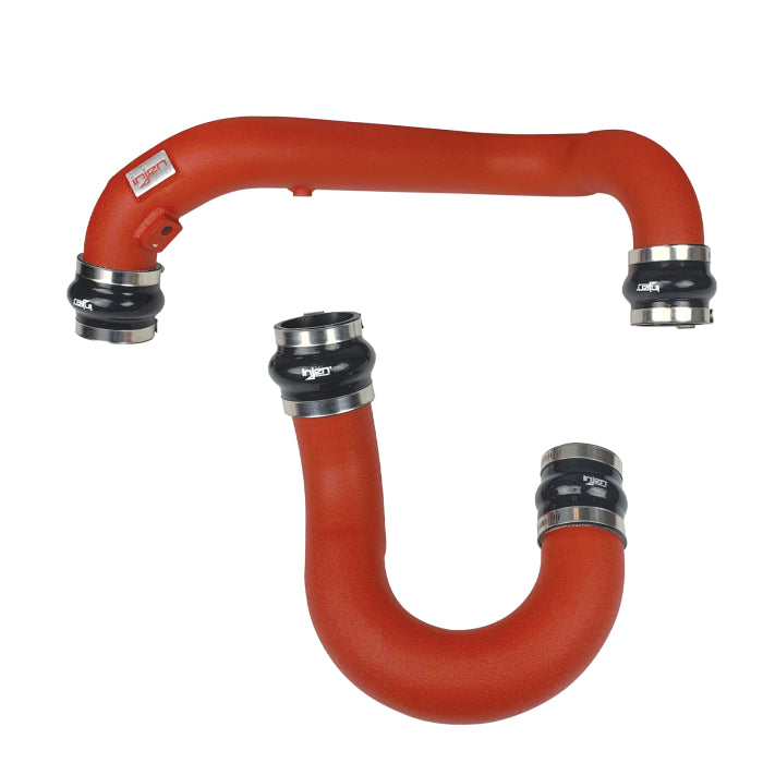 Injen SES Intercooler Pipes - Wrinkle Red- SES3082ICPWR
