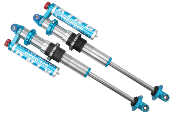 King Shocks 10in 2.0 PR Coilover Shock Billet Piggyback Res w/Compression Adj 7/8 Shaft w/o Springs