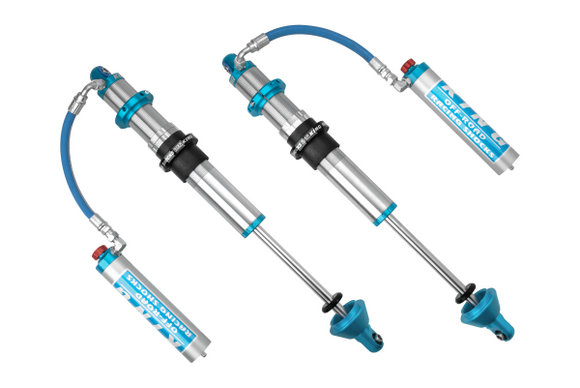 King Shocks 8in 2.5 PR Coilover Shock Hose Remote Reservoir w/o Springs w/Compression Adjuster