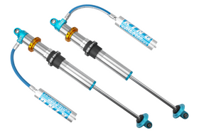 King Shocks 18in 2.5 PR Coilover Shock Hose Remote Reservoir w/o Springs w/IBP & Swivel End Cap