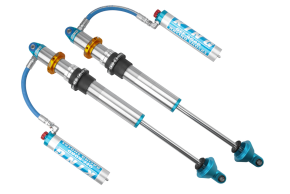 King Shocks 8in 2.5 PR Coilover Shock Hose Remote Reservoir w/o Springs w/ IBP