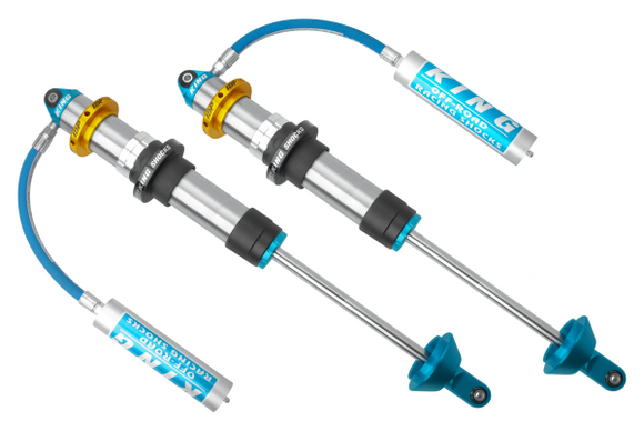 King Shocks 18in Dual Rate Springs 3.0 PR Coilover Shock Hose Remote Reservoir w/o Springs w/IBP