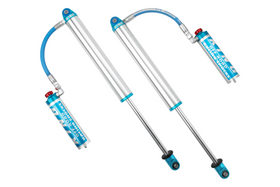 King Shocks 10in 2.5 PR Smoothie Shock Hose Remote Reservoir w/Compression Adjuster