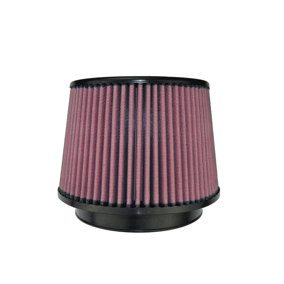 Injen Technology 8-Layer Oiled Cotton Gauze Air Filter
Part No. X-1125-BR
6.00in Flange ID, 8.25in Base / 6.0in Media Height / 7.0in Top