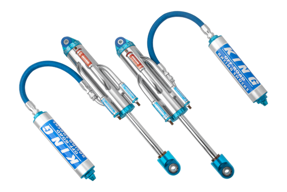 King Shocks 18in 3.5 Race Shock 4 Tube Bypass Hose Remote Reservoir 1in Shaft Large 3/4 Bypass Tubes