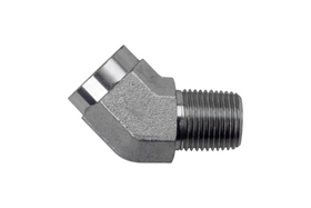 King Shocks Standard 45 Fitting 1/2 (F)NPT to 1/2 NPT