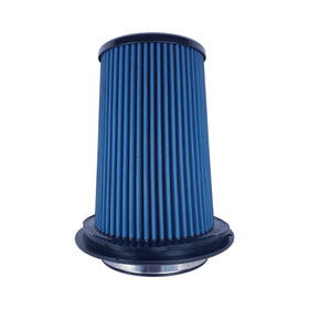 Injen Technology SuperNano-Web Air Filter
Part No. X-1116-BB
5.00in Flange ID, 8.0in Twist Lock Base / 7.90in Media Height / 5.30in Inertia Top