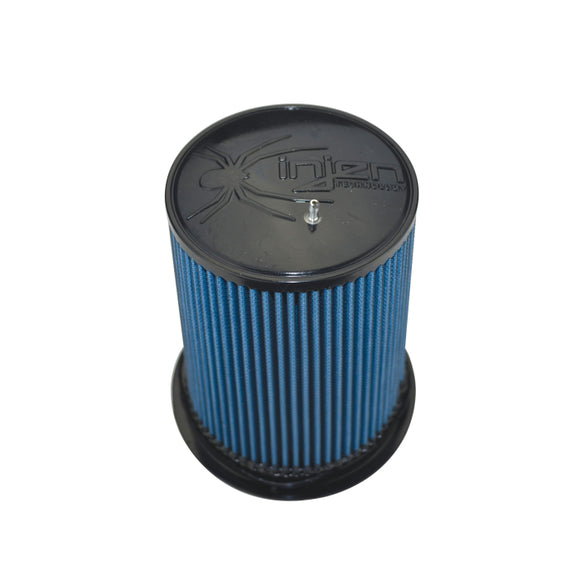 Injen Technology SuperNano-Web Air Filter
Part No. X-1106-BB
5.00in Flange ID, 7.0in Twist Lock Base / 7.90in Media Height / 5in Top / Filter Monitor Nipple