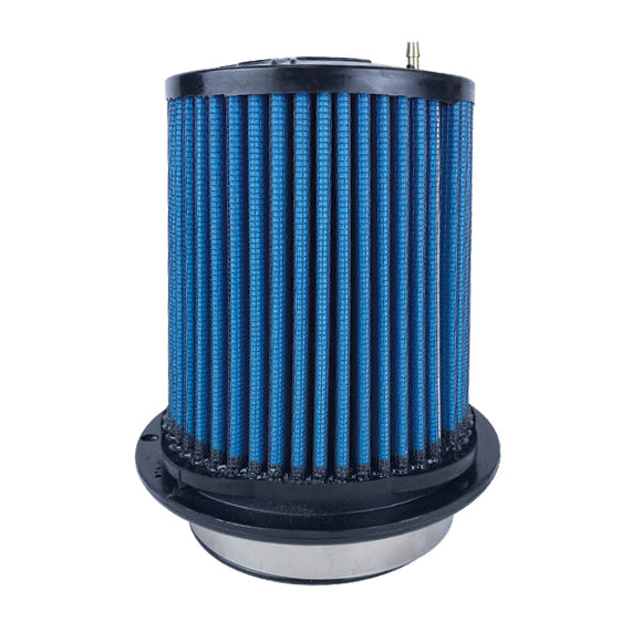 Injen Technology SuperNano-Web Air Filter
Part No. X-1086-BB
3.5in Flange ID, 5.5in Twist Lock Base / 5.15in Media Height / 4in Top / Filter Monitor Nipple