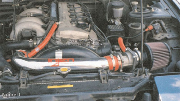 Injen IS Short Ram Cold Air Intake SystemPart No. IS1920BLK 1991-1994 Nissan 240SX L4-2.4L