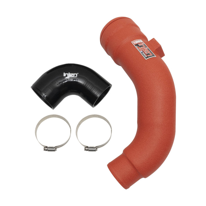 Injen SES Intercooler Pipe - Cold Side Only Wrinkle Red Finish 2017-2022 Ford Super Duty Truck V8-6.7L(td) - 0