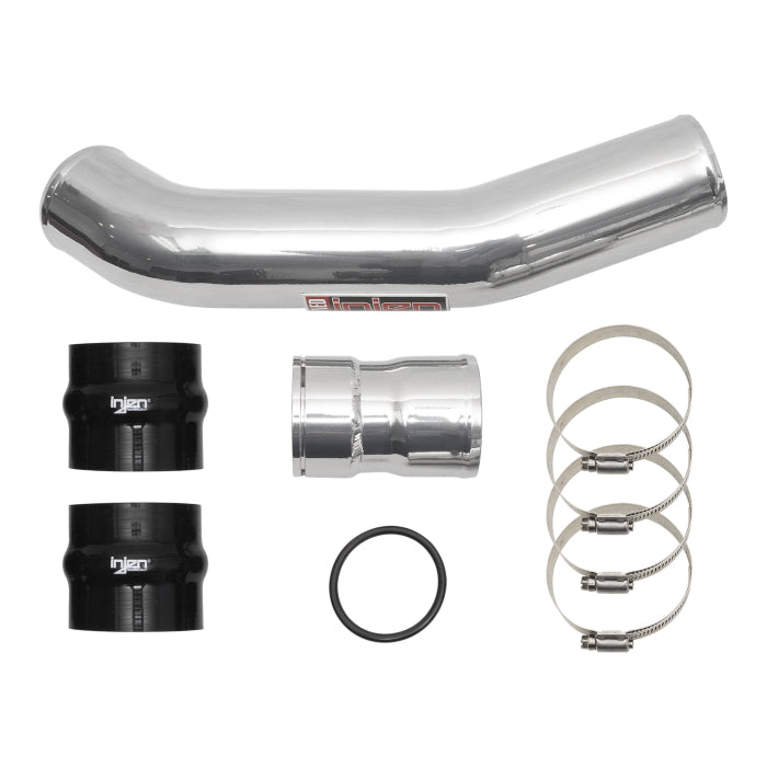 Injen SES Intercooler Pipe - Hot Side Only Polished Finish 2017-2022 Ford Super Duty Truck V8-6.7L(td)