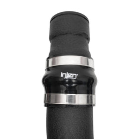 Injen SES Intercooler Pipe - Hot Side Only Wrinkle Black Finish 2017-2022 Ford Super Duty Truck V8-6.7L(td) - 0