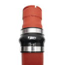 Injen SES Intercooler Pipe - Hot Side Only Wrinkle Red Finish 2017-2022 Ford Super Duty Truck V8-6.7L(td)-2