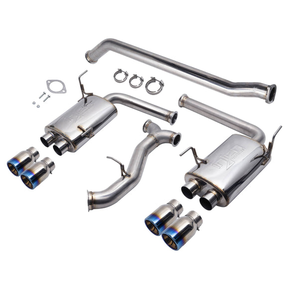 Injen Performance Exhaust SystemPart No. SES1207TT 2015-2021 Subaru STI H4-2.5L Turbo2015-2021 Subaru WRX H4-2.0L Turbo