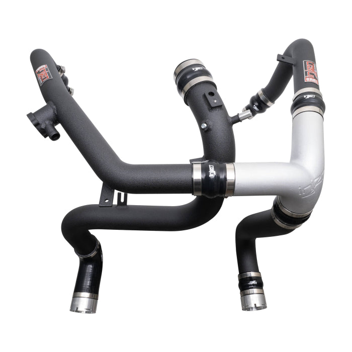 Injen SES Intercooler PipesWrinkle Black Finish 2021-2024 Ford Bronco V6-2.7L Twin Turbo