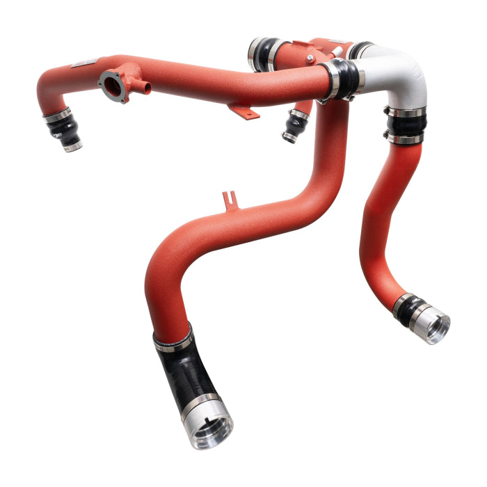Injen SES Intercooler PipesWrinkle Red Finish 2021-2024 Ford Bronco V6-2.7L Twin Turbo - 0