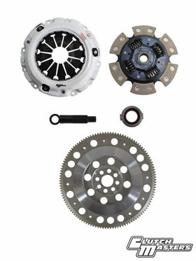 Clutch Masters 12-13 Honda Civic Si 2.4L 6spd FX400 High Rev 6-Puck Ceramic Clutch Kit w/ Steel FW