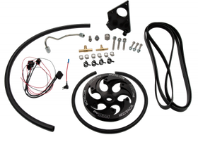 Wehrli 01-04 Chevrolet 6.6L LB7 Duramax Twin CP3 Kit w/Black Anodized Pulley